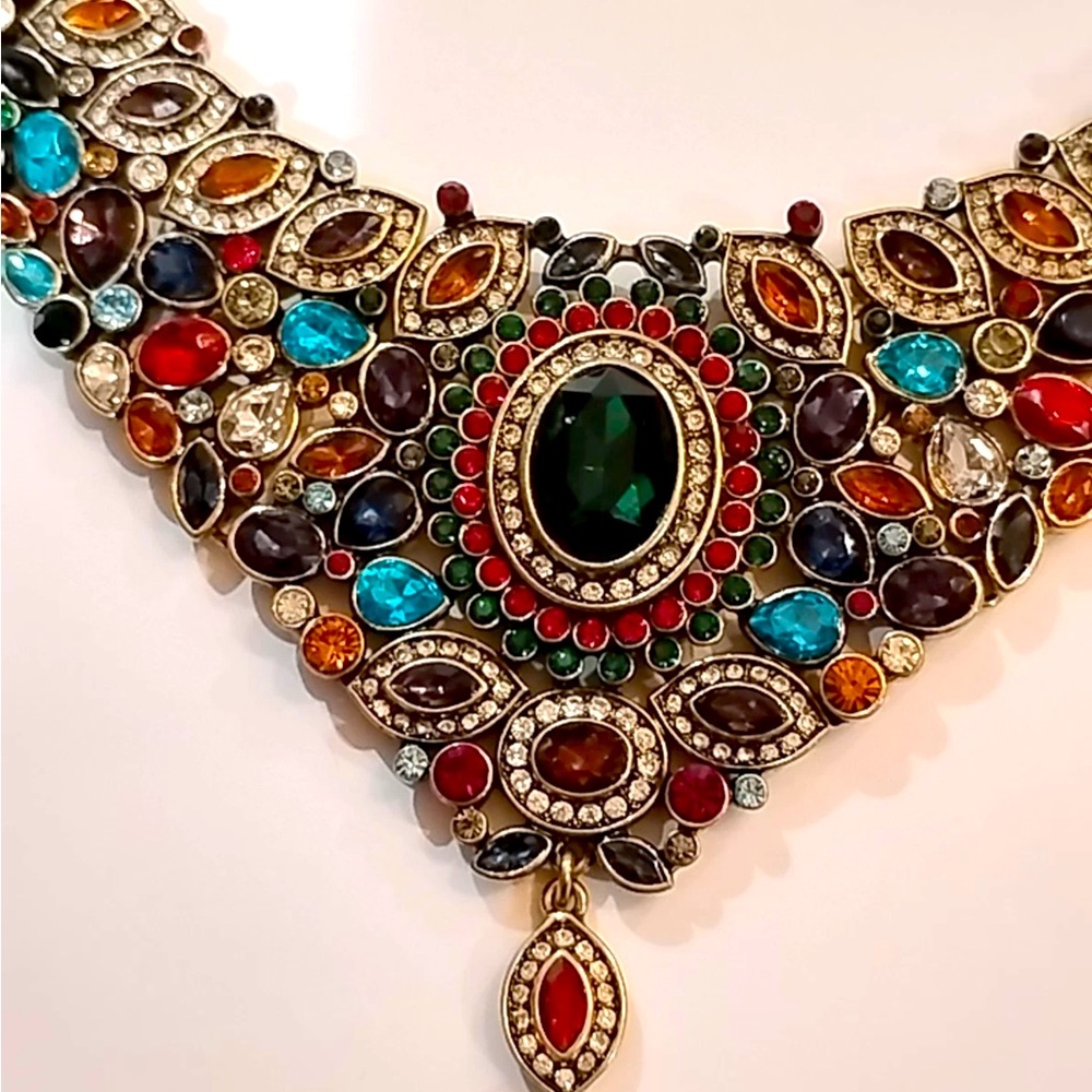 Heidi Daus “Worth Waiting For” Gemstone Necklace - Picture 4 of 5